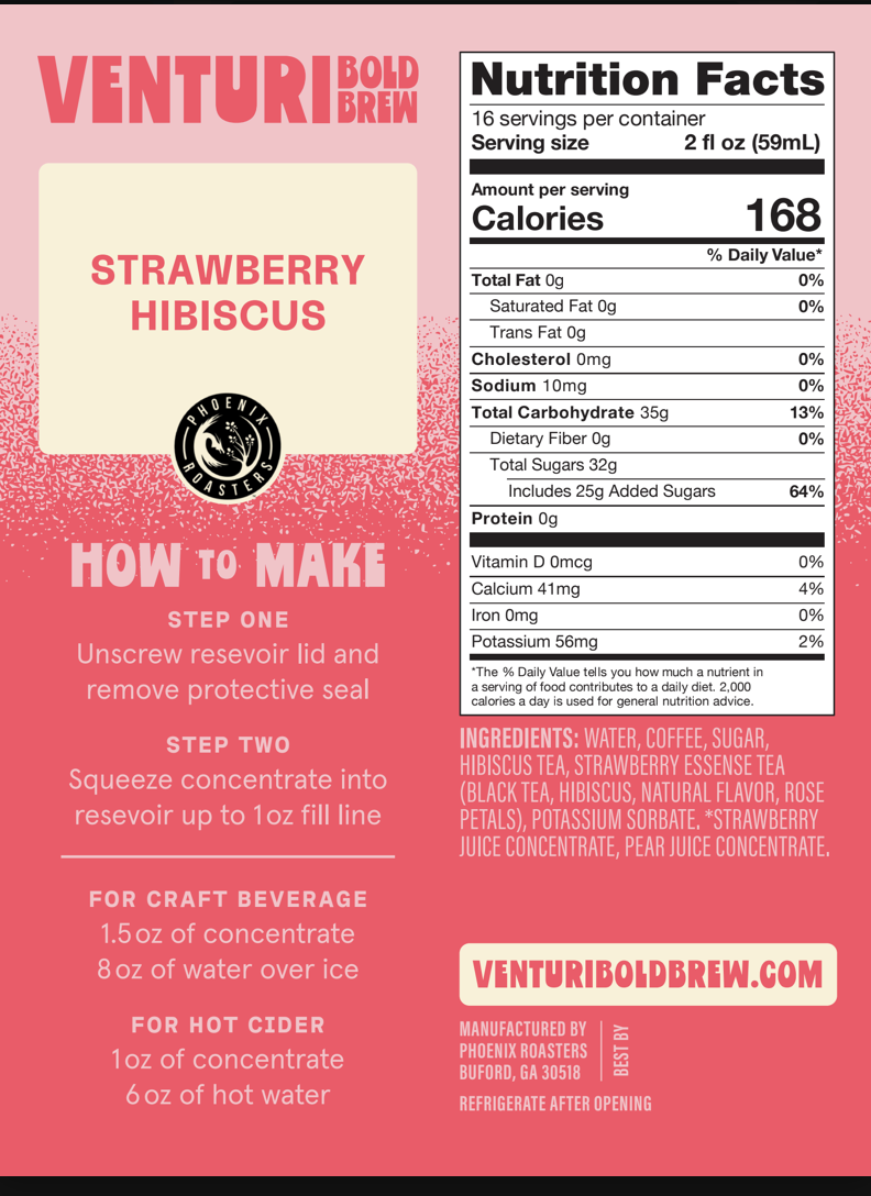 Strawberry Hibiscus - Concentrate